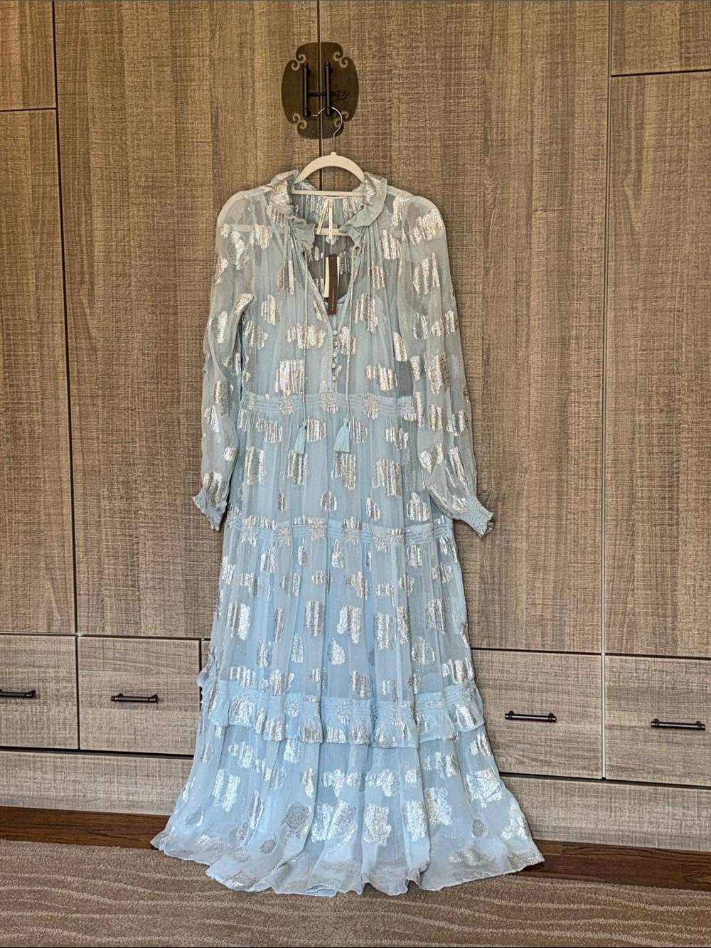 The Marais Chiffon Maxi Dress: Shine Edition